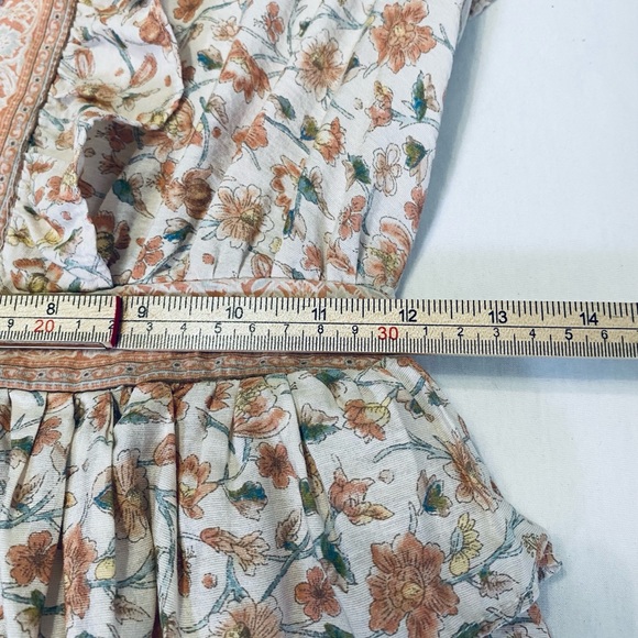 Elegant Floral Maxi Dress with Ruffle Details - Picture 12 of 16